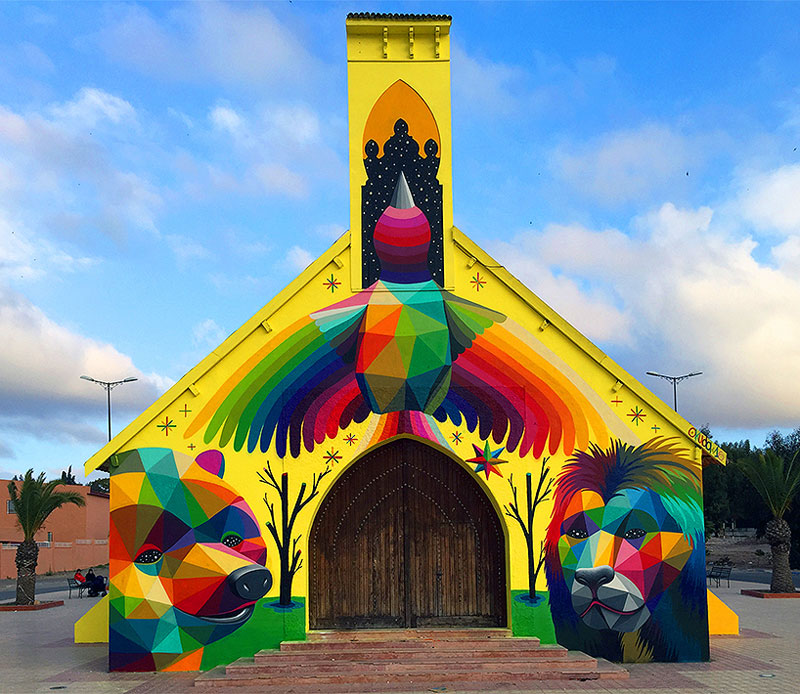 Abandoned-Church-Transformed-With-Colorful-Graffiti-2