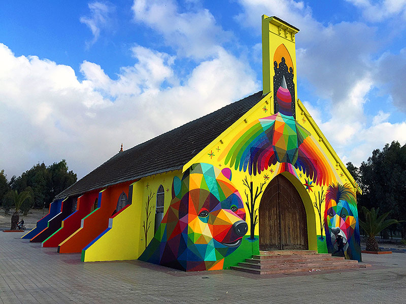 Abandoned-Church-Transformed-With-Colorful-Graffiti-3