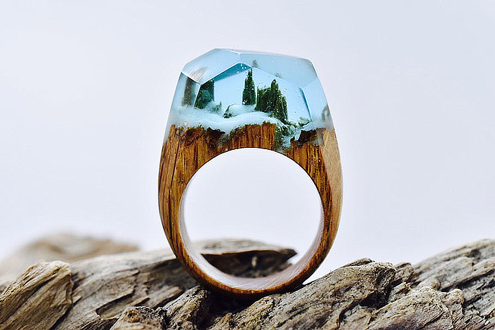 Secret Worlds Inside Wooden Rings By Secret Wood