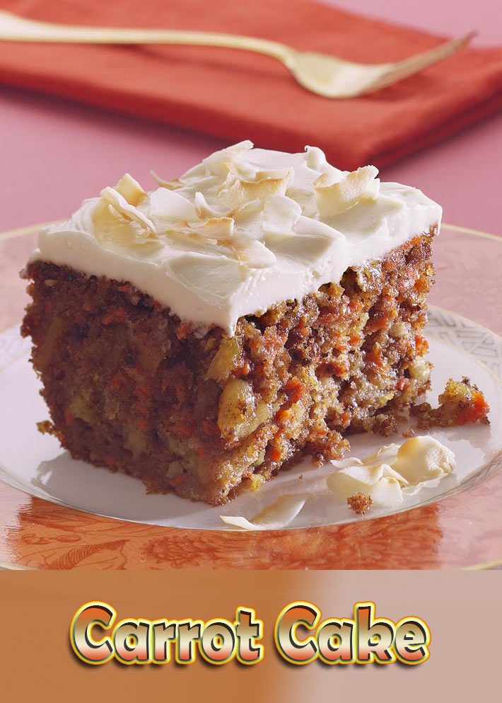 Carrot Cake (White Whole Wheat Flour)