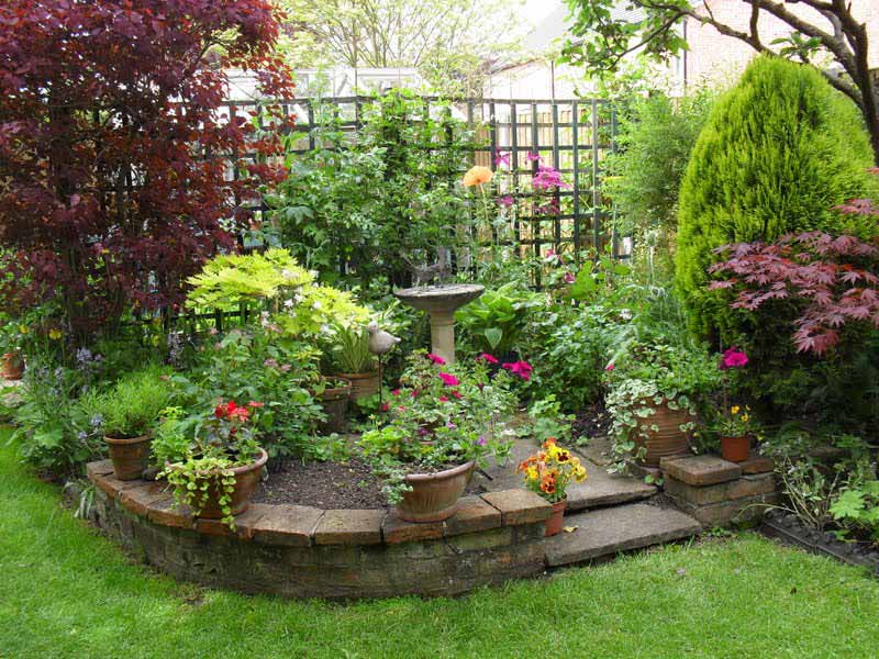Small Garden Corner Patio Ideas - Design Talk