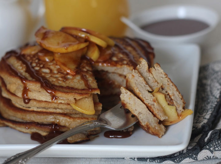 Caramel Apple Pancakes