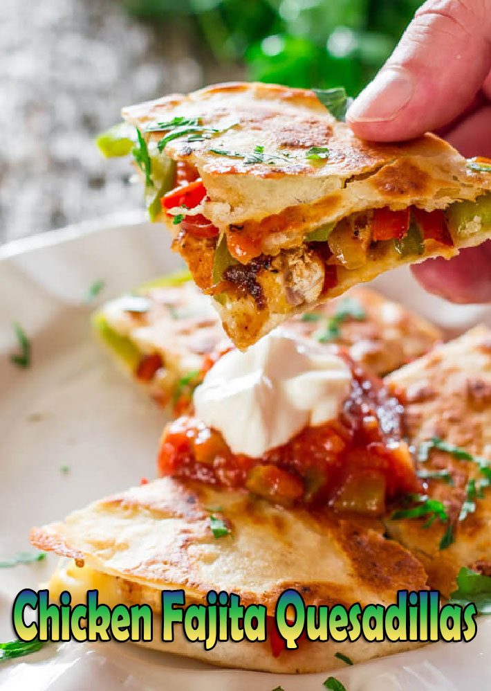 Chicken Fajita Quesadillas