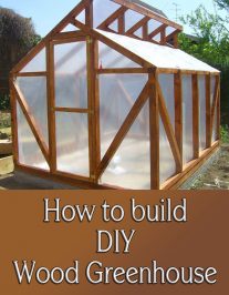 DIY - Wood Greenhouse