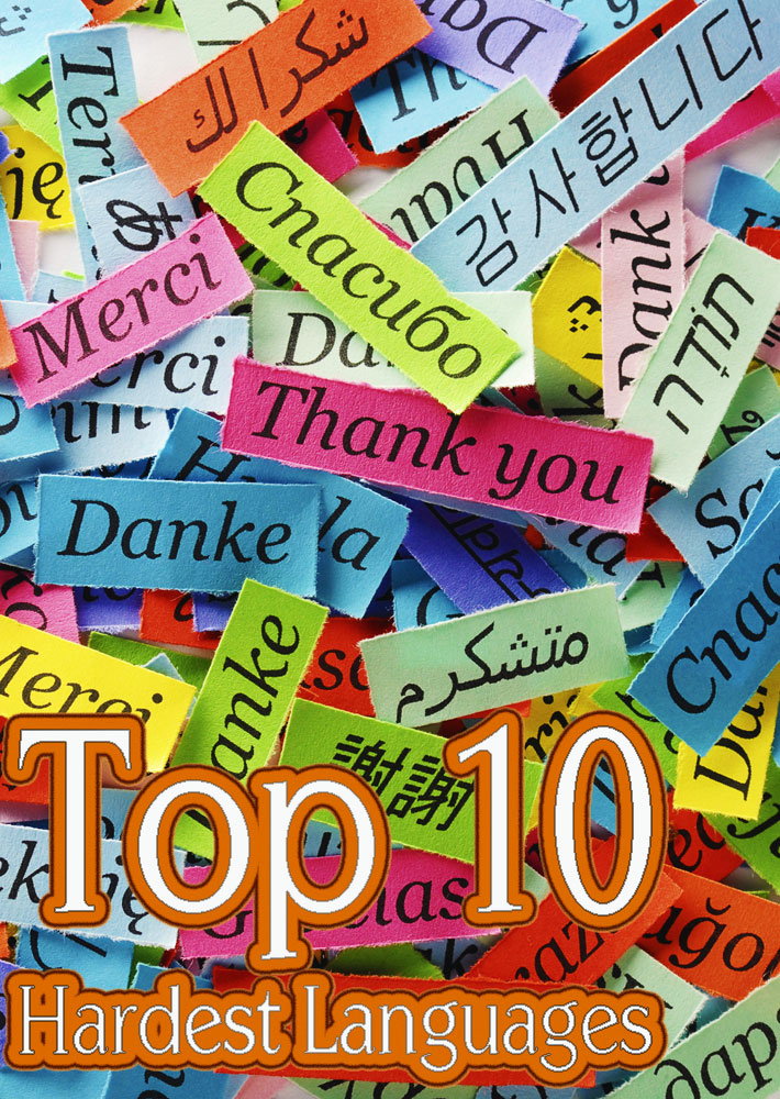 Top 10 hardest languages to learn