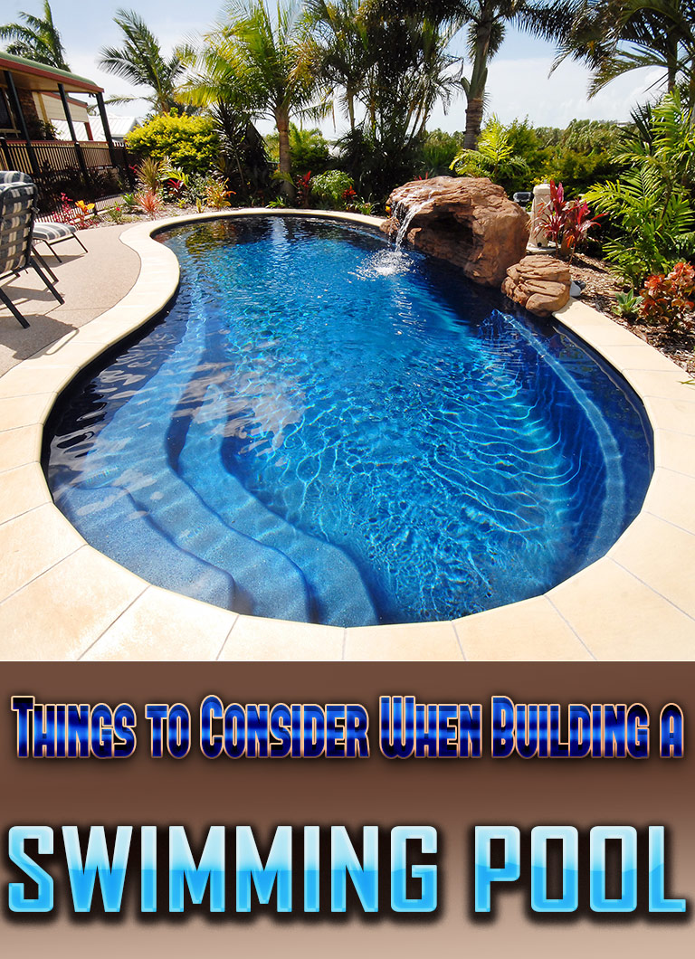 building an outdoor swimming pool