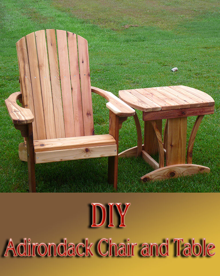 DIY – Adirondack Chair and Table