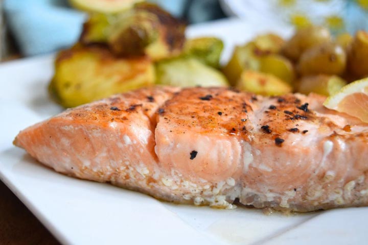 Simple Salmon Dinner Gluten and Dairy Free