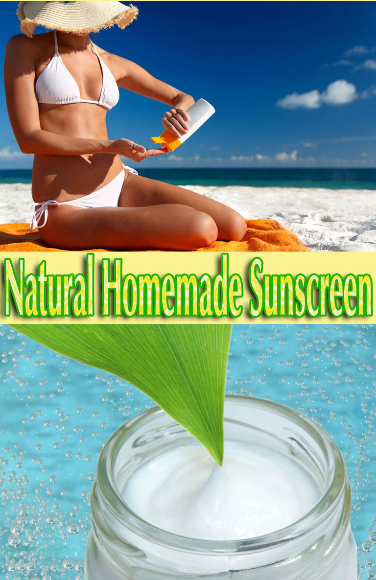 Natural Homemade Sunscreen