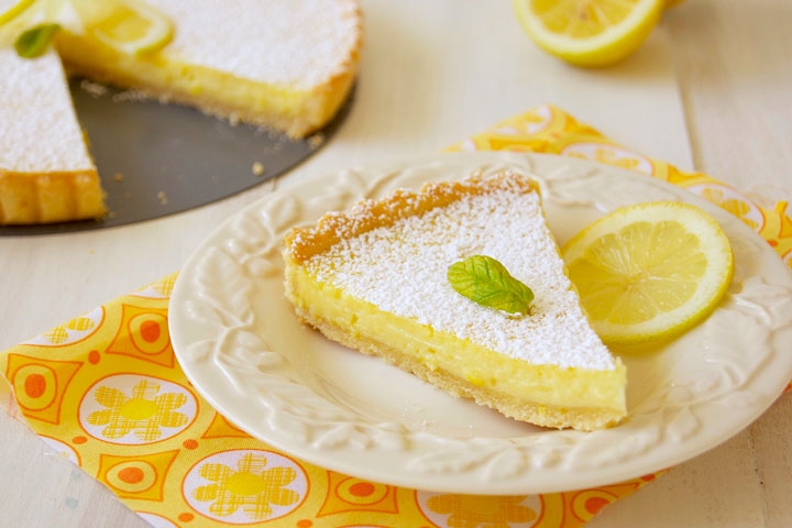 No Bake Lemon Cream Tart