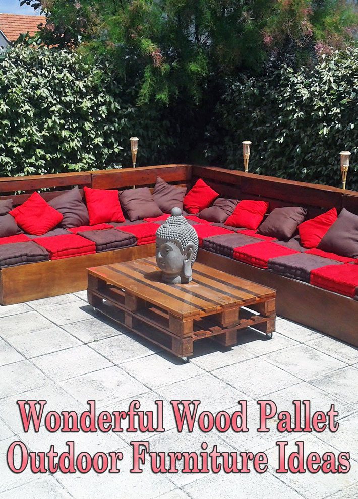Wonderful Wood Pallet Outdoor Furniture, Pallet Outdoor Furniture Ideas