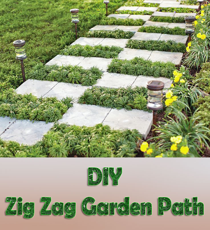 DIY – Zig Zag Garden Path