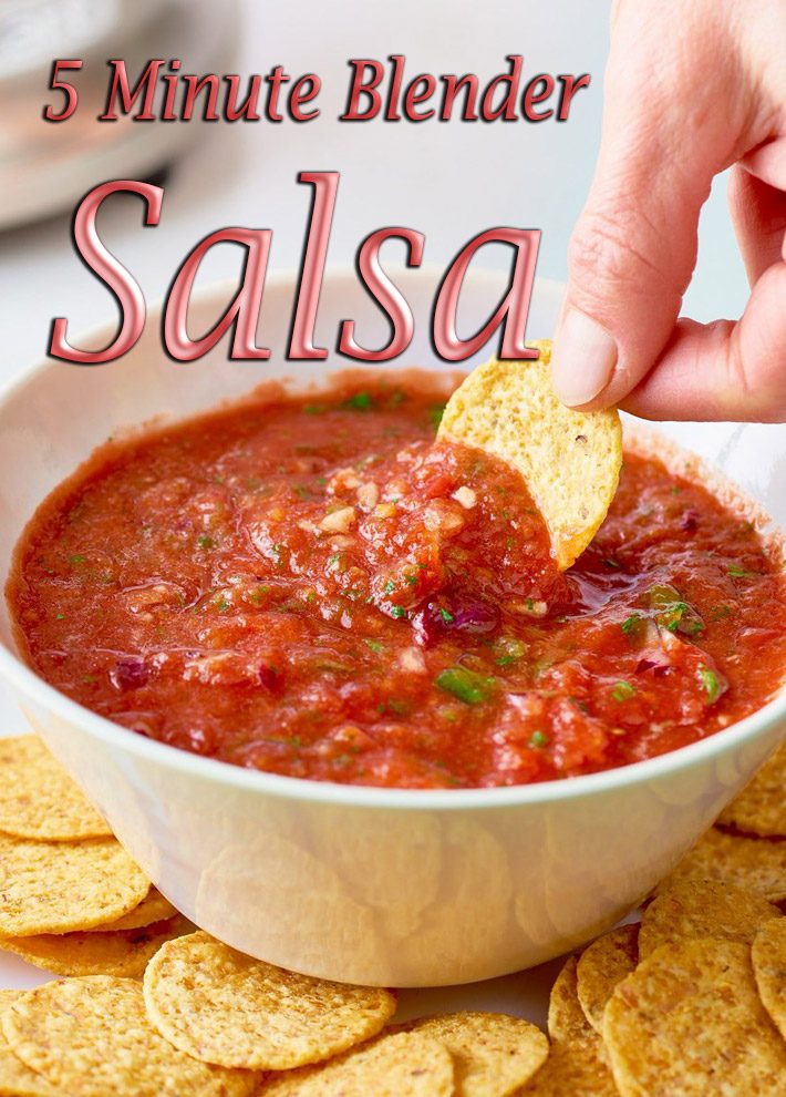 Quiet Corner:5 Minute Blender Salsa Recipe - Quiet Corner