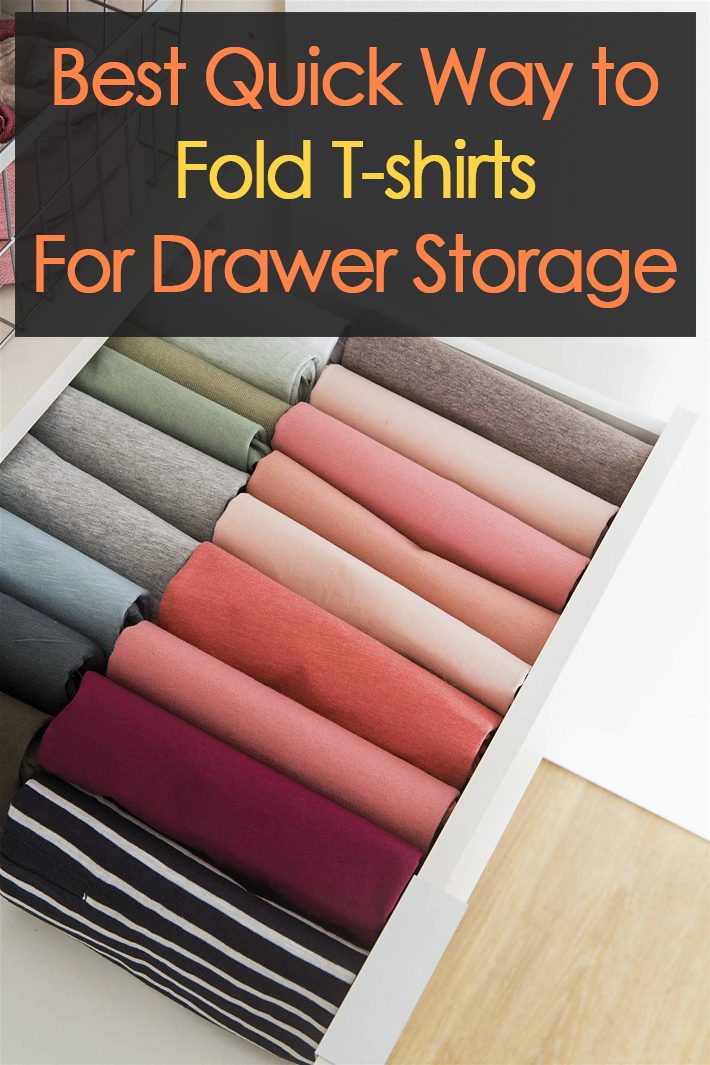 Quiet Corner:Best Quick Way to Fold T-shirts For Drawer Storage - Quiet