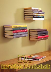 DIY Tutorial: How to Make Invisible Bookshelf