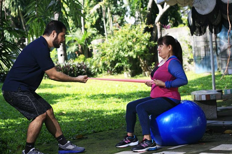 Stability Ball Exercises for Seniors