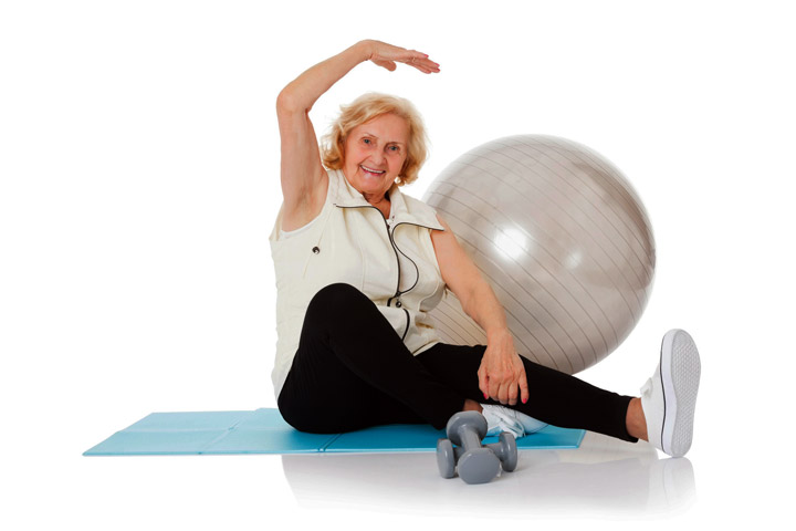 Quiet Corner Stability Ball Exercises For Seniors Quiet Corner