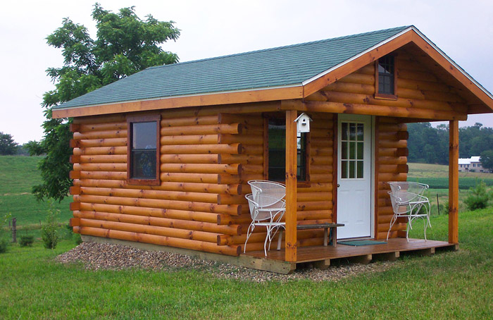 amish log cabin mobile home