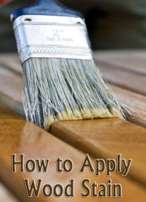 Wood Finishing - How to Apply Wood Stain 2