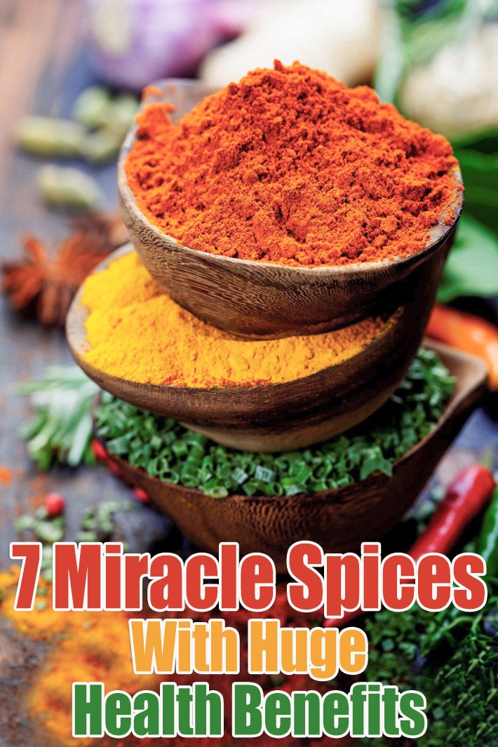 7 Miracle Spices With Huge Health Benefits