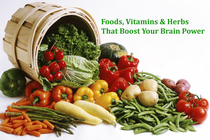 Foods, Vitamins & Herbs That Boost Your Brain Power