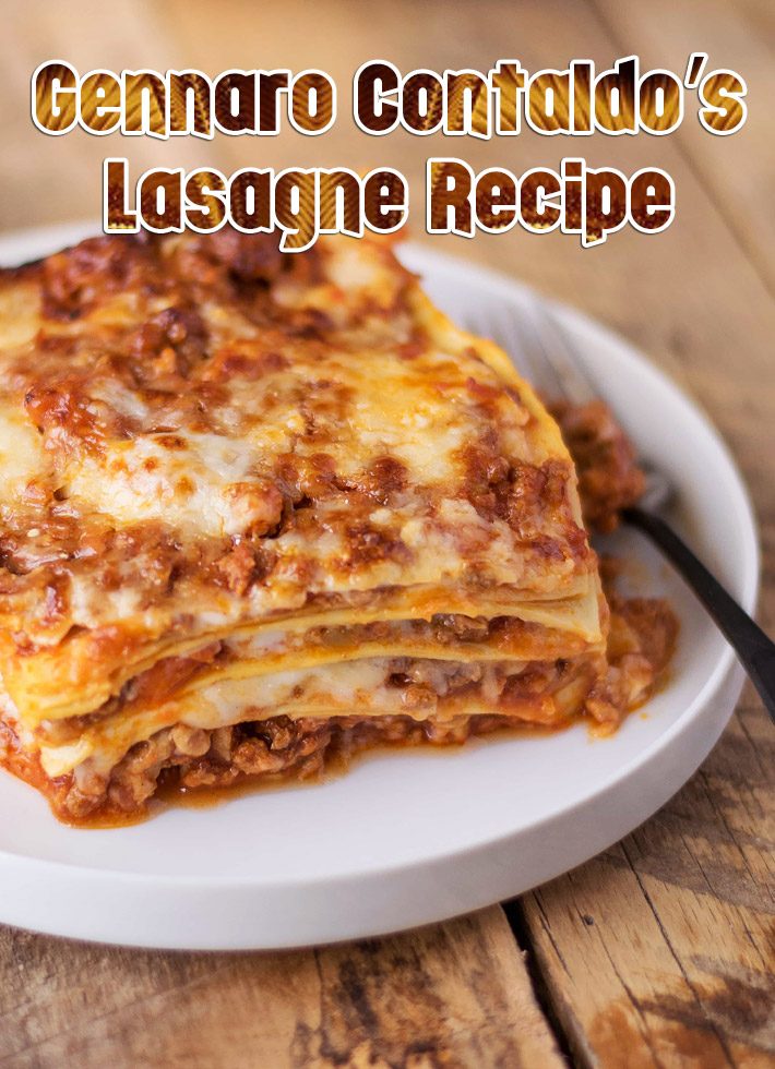 Gennaro Contaldo's Lasagne Recipe