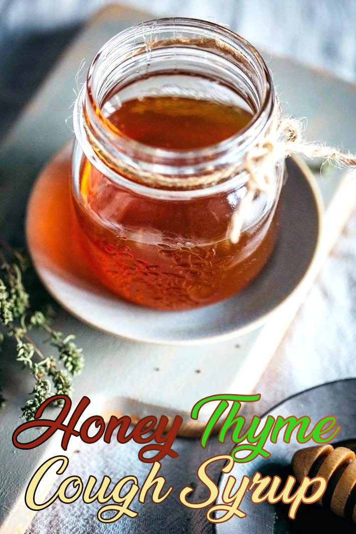 Homemade Cough Syrup With Honey and Thyme