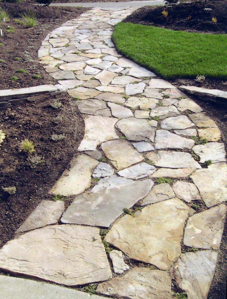 Beautiful Garden Paths Made of Natural Stone