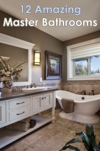 12 Amazing Master Bathrooms Designs