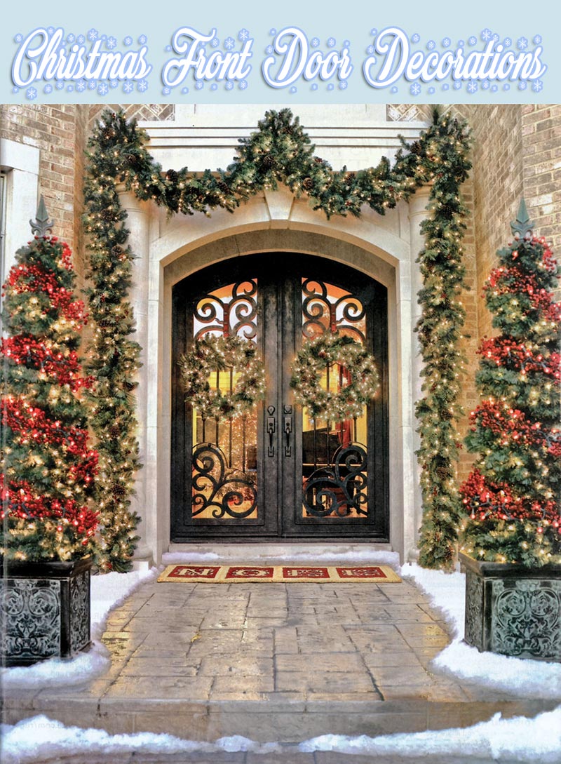 Christmas Front Door Decorations