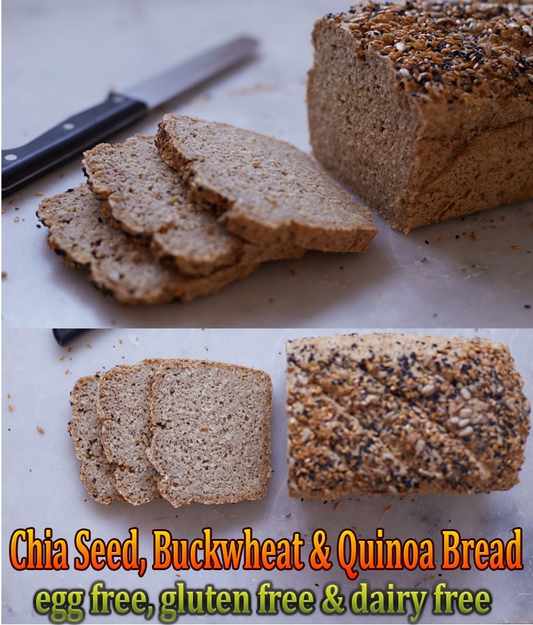 Chia Seed, Buckwheat & Quinoa Bread