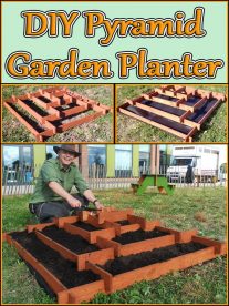 DIY - Pyramid Garden Planter