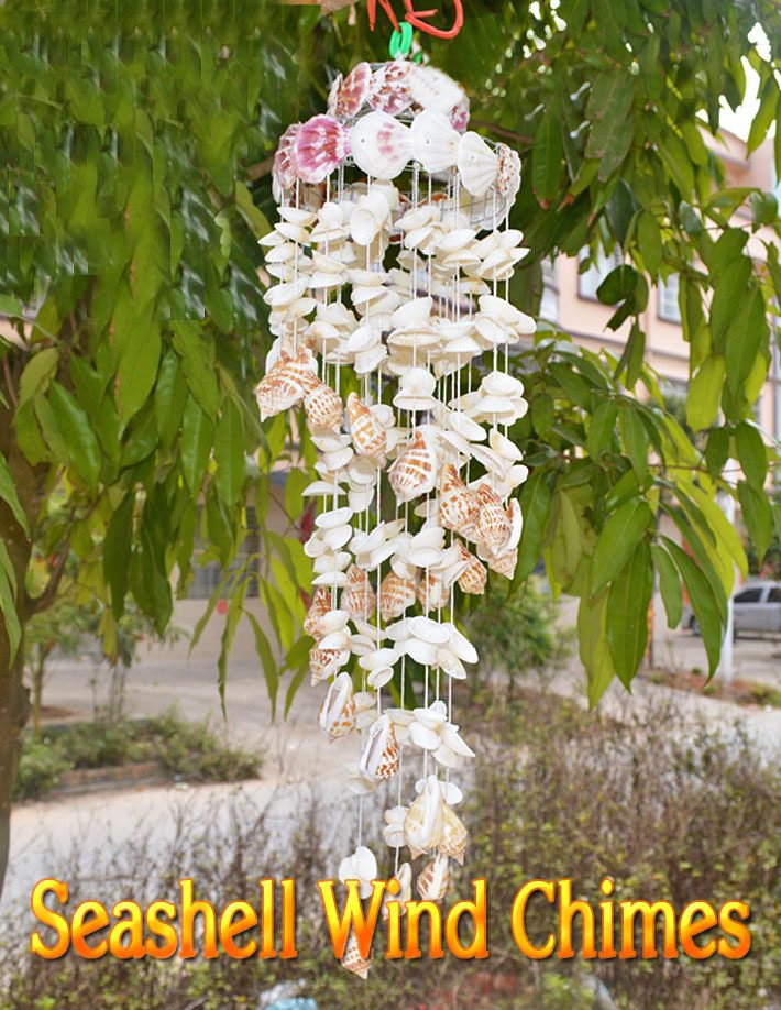 Great DIY Seashell Wind Chimes Ideas