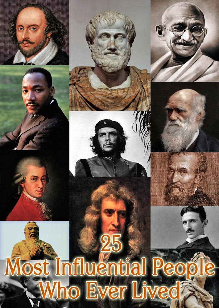 25 Most Influential People Who Ever Lived