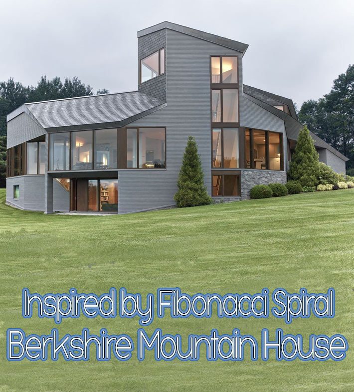 Berkshire Mountain House in Massachusetts Inspired by Fibonacci Spiral