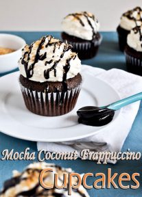 Mocha Coconut Frappuccino Cupcakes
