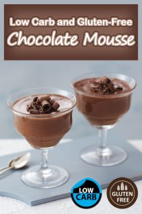 Low Carb and Gluten-Free Chocolate Mousse
