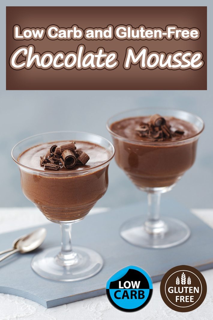 Low Carb and Gluten-Free Chocolate Mousse