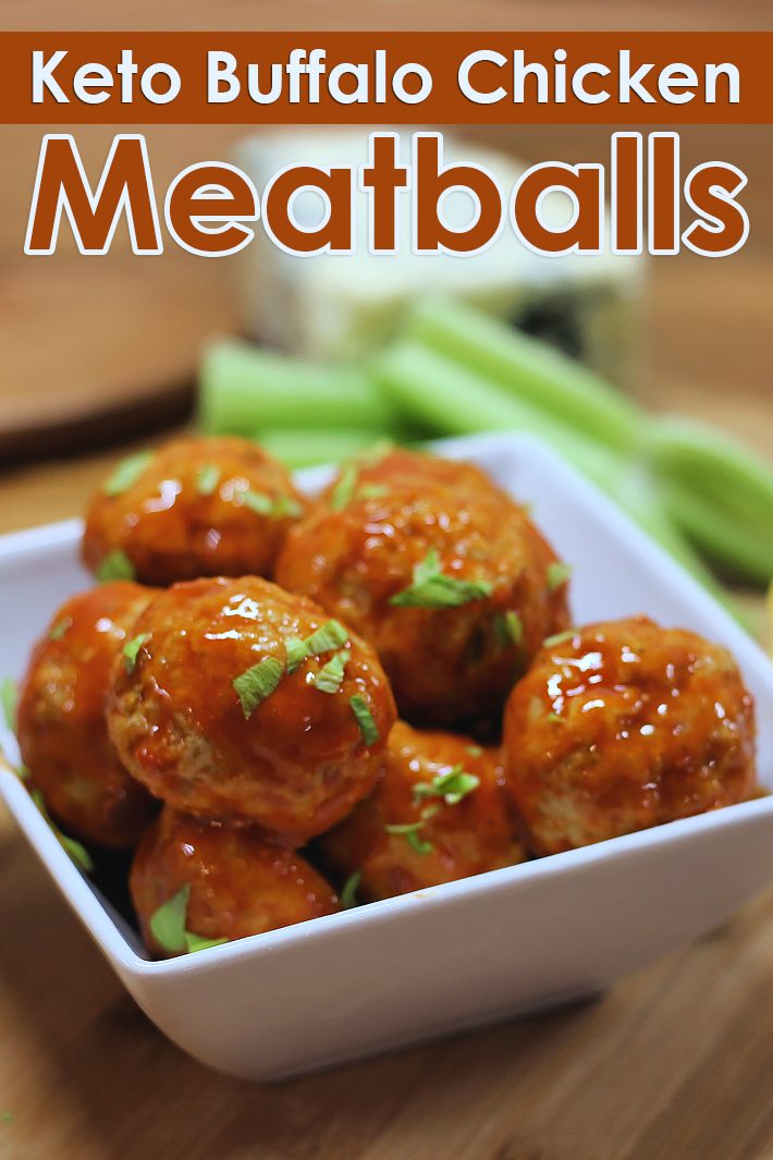 Keto Buffalo Chicken Meatballs